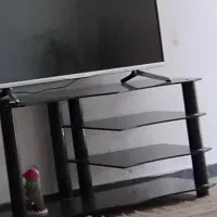 میز تلویزیون شیشه برای خانه باغی