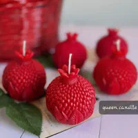 شمع انار دون قطر ۶ سانت بسته ۳ عددی|صنایع دستی و سایر لوازم تزئینی|تهران, ستارخان|دیوار