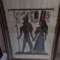 تابلو نقاشی . مجسمه چوبی دکور ایستاده