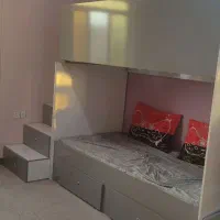 تخت خواب دو طبقه برای همه سنین تا بزرگسال|تخت و سرویس خواب|دوگنبدان, |دیوار