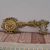 برنزه میوه خوری بزرگ آجیل خوری شیرینی خوری سه طبقه|ظروف سرو و پذیرایی|خوی, |دیوار