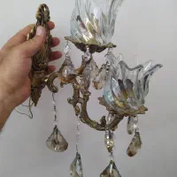 دوعدد لوستر برنز|لوستر و چراغ آویز|ارومیه, |دیوار