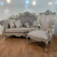 مبل افسون نه نفره لوکس  ++با میز های عسلی ست