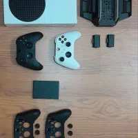 Xbox sهمراه دسته اضافه +پایه شارژ+هارد ۱ترا