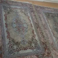 دو عدد فرش (سلیمان) گردویی طوسی ۴متری