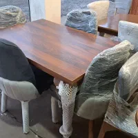 میز صندلی نهارخوری دیاموند فندقی|میز و صندلی غذاخوری|رشت, کوی حسینی|دیوار