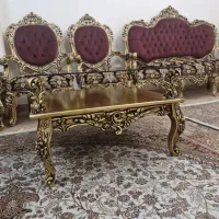 مبلمان ۹ نفره کلاسیک با پارچه ترک اصل|مبلمان خانگی و میز عسلی|تهران, شهرک آزادی|دیوار