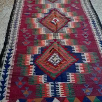 دو عدد گلیم دست بافت|گلیم، جاجیم، گبه|کوهدشت, |دیوار