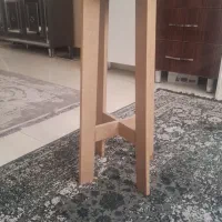 چهارپایه چوبی خام