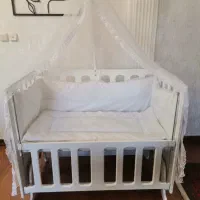 تخت نوزاد گهواره ای|تخت و سرویس خواب|تهران, شهرآرا|دیوار