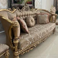 مبل سلطنتی خاطره ۷نفره با ۳جلومبلی کامل|مبلمان خانگی و میز عسلی|ارومیه, |دیوار