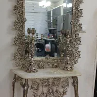 آینه شمعدان برنز