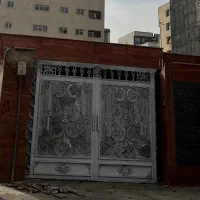 در ورودی اهنی ماشین رو و ادم روی سنگین