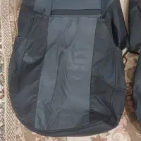 روکش صندلی پژو رنگ طوسی مشکی