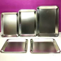 تعداد30عدد سینی استیل