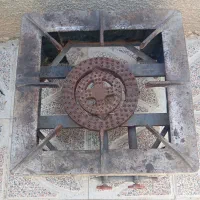 گاز چهار پایه دو شعله بزرگ