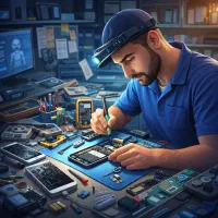 تعمیرات موبایل و برد های الکترونیکی