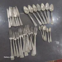 40عدد قاشق چنگال قدیمی روسی