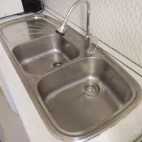سینک دو لگن و شیر اشپزخانه