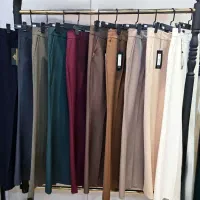 شلوار دمپا گشاد زنانه کرپ مازراتی ترک