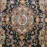 تبریز سالاری ۵۰ رج پر چله و گل ابریشم|فرش|تهران, باغ خزانه|دیوار