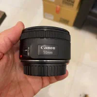 لنز کانن 50 f.1.8 stm در حد نو