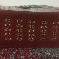 پشتی دستی ترکمنی ترکیب پشم وابریشم