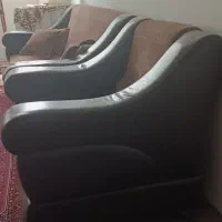 مبل ۷نفره ترکیب چرم پارچه.|مبلمان خانگی و میز عسلی|زنجان, |دیوار