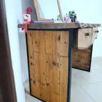 میز آرایش ، آینه کنسول ، دو تیکه