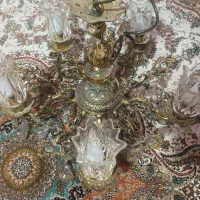لوستر ۵شاخه برنز|لوستر و چراغ آویز|اسدآباد, |دیوار