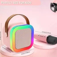 اسپیکر بلوتوثی مدل k12 بهمراه میکروفون|پخشکننده همراه|رباطکریم, رباطکریم|دیوار