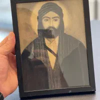 نقاشی شمایل حضرت علی