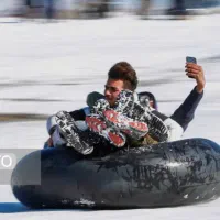 تیوپ اجاره ای برای برف بازی