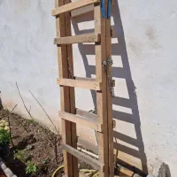 نردبان دوطرفه چوب نراد محکم محکم در حد