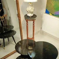 میز عسلی ساعت دار برند lotus|مبلمان خانگی و میز عسلی|تبریز, |دیوار