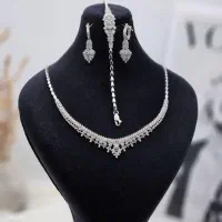 سرویس نقره جواهری عیناً طلا ساعت وست حلقه|بدلیجات|تبریز, |دیوار