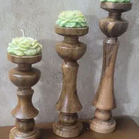 شمعدان چوبی|صنایع دستی و سایر لوازم تزئینی|اصفهان, پرتمان|دیوار