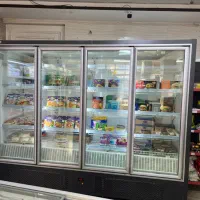 یخچال و قفسه فروشگاهی در حد نو