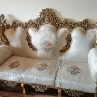 مبل سلطنتی قیمت عالی 9نفره|مبلمان خانگی و میز عسلی|اهواز, پادادشهر|دیوار