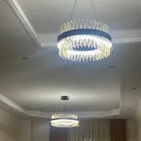 دو عدد لوستر مدرن قطر ۶۰ و ۸۰|لوستر و چراغ آویز|تهران, گیشا|دیوار