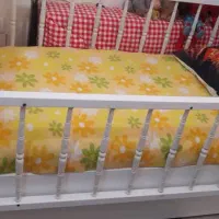 تخت کودک + تشک نو