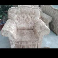مبل۹ نفره سفارشی سازی شده با چوب گردو