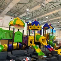 مجموعه بازی پلی اتیلن کد ۳۷۰ تاب سرسره کفپوش چمن