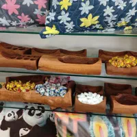 ظروف چوبی. دست ساز. دکور چوبی. گلدان چوبی|صنایع دستی و سایر لوازم تزئینی|زابل, |دیوار