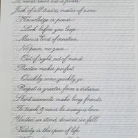 آموزش خوشنویسی لاتین خودکار و گواش مجازی و خصوصی