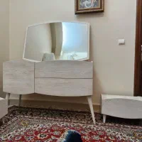 ست کامل آینه دراور تخت پاتختی تشک (به صورت یکجا)