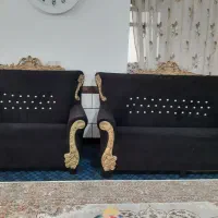 مبل۷نفره و میزشیشه ای|مبلمان خانگی و میز عسلی|نورآباد ممسنی, |دیوار