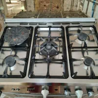 گاز تمام استیل فردار بدون خط خش وزدگی|اجاق گاز و لوازم برقی پختوپز|لردگان, |دیوار