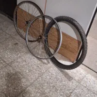 سلام لاستیک دوچرخه سایز 26 سالم دو عدد طوقه سالم