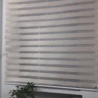 دو عدد پرده‌ زبرا